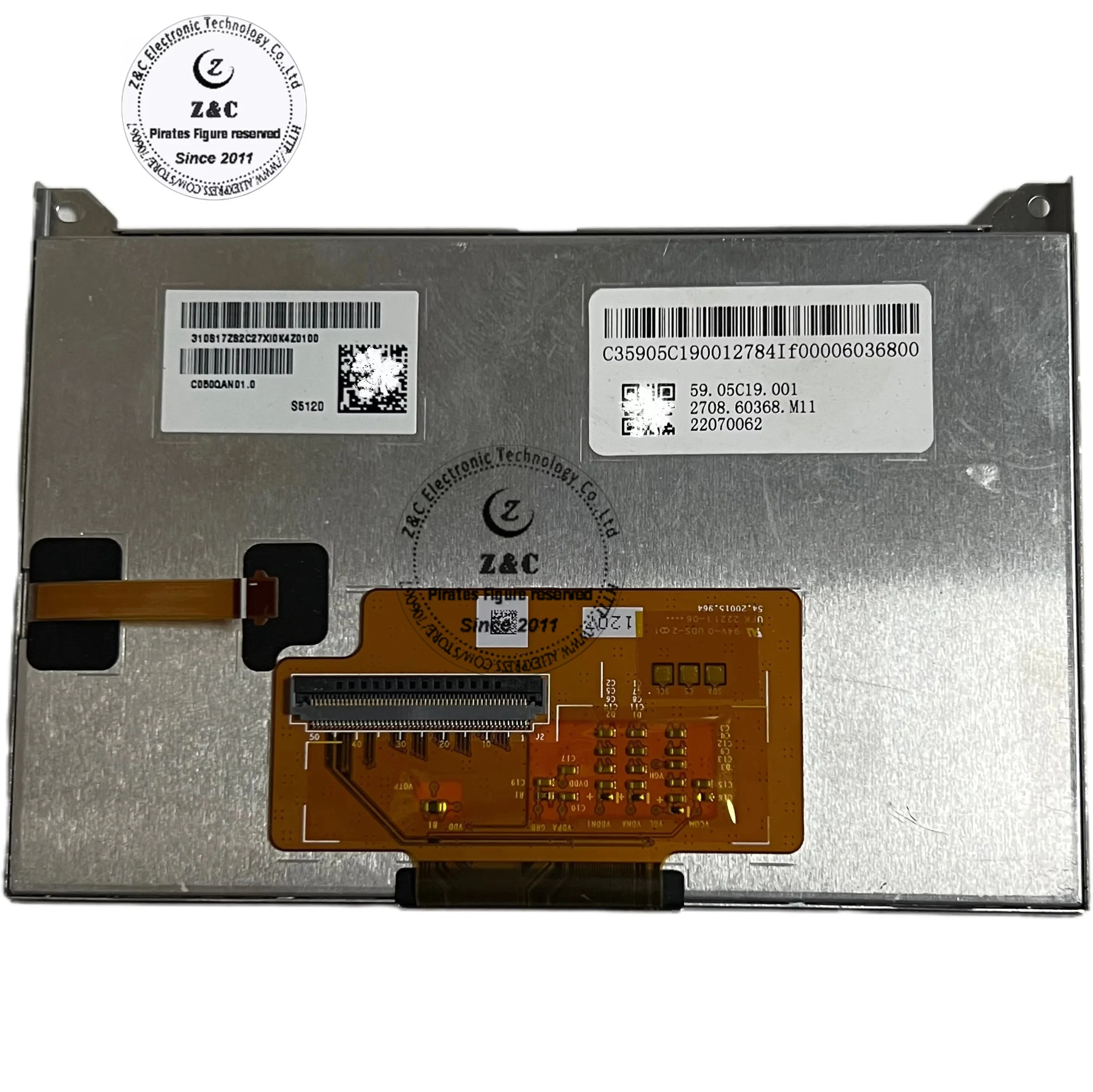 NEW C050QAN01.0 Original 5 inch LCD Screen Panel for Car Radio Navigation OME Display AUO