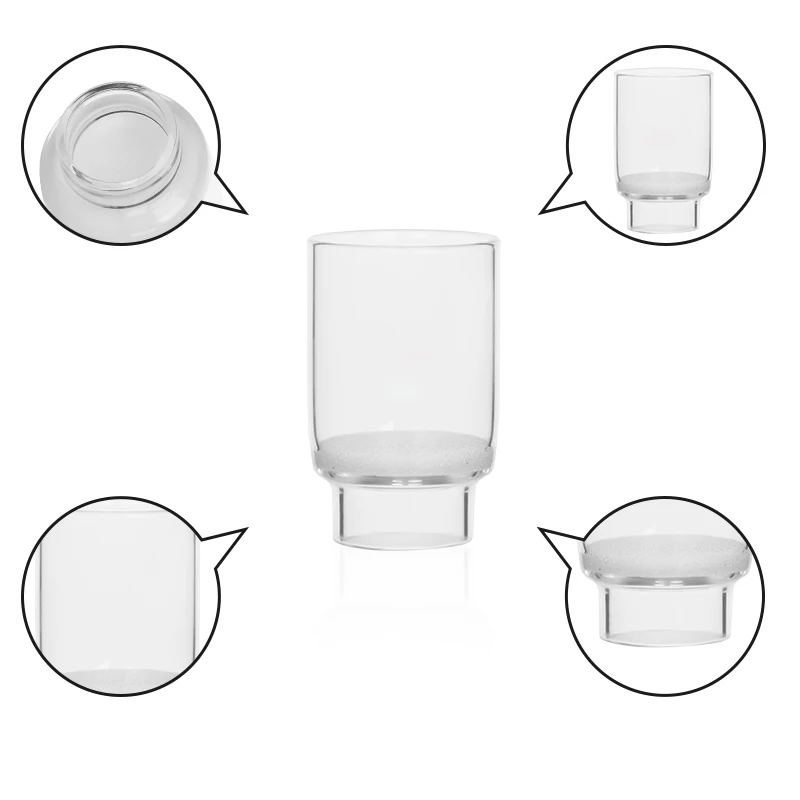 Glass sand core crucible filter 60/100ml funnel G1/G2/G3/G4/G5/G6 experimental supplies