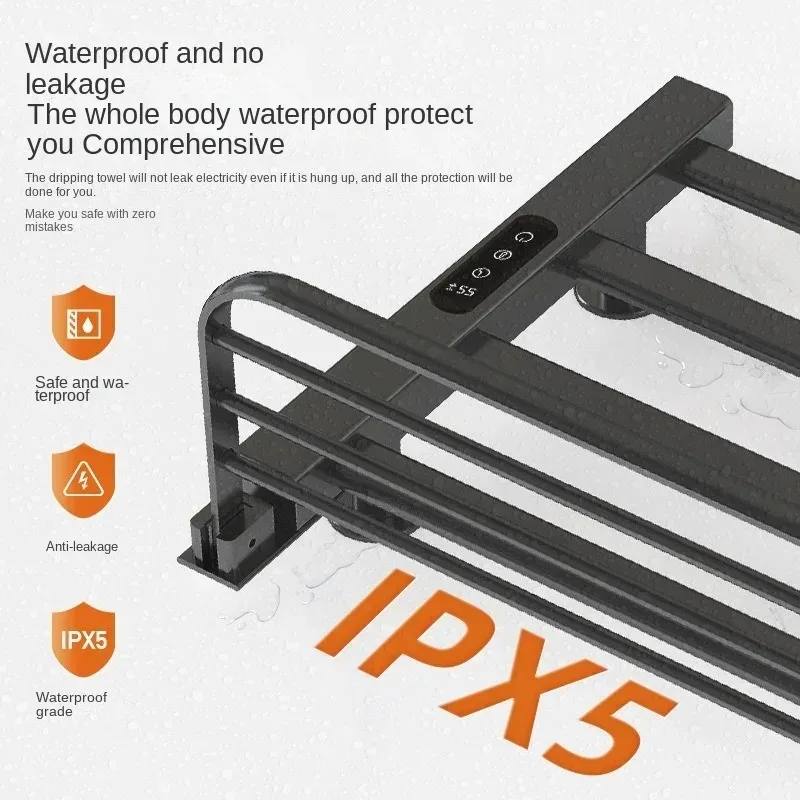 

Smart Electric Towel Rack R325 for Household and Hotel Constant Heating Bath Towel Drying Rack for Bathroom and Toilet