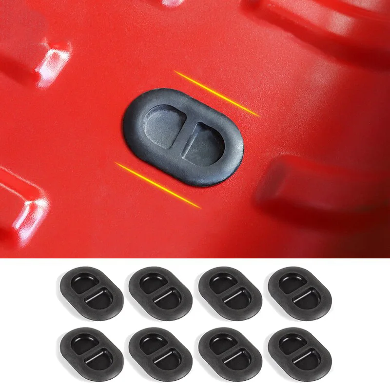 4/8pcs Rubber Floor Pan Drain Plug for Jeep Wrangler JK JL Gladiator JT Waterproof Body Oval Plugs Replacement