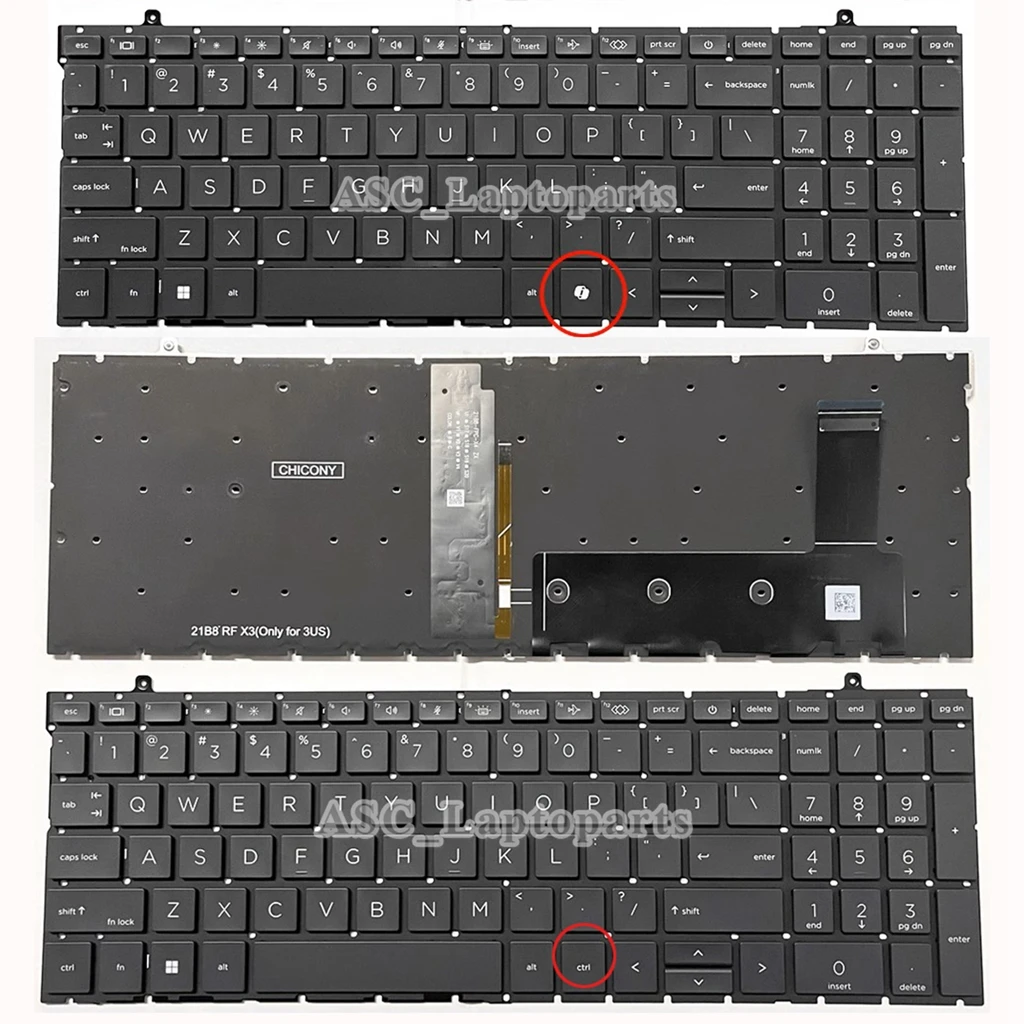 

Новая американская QWERTY-клавиатура для HP EliteBook 860 G9 860 G11 G10 G9, EliteBook 865 G11 G10 N08145-001 N13904-001 Черный, Белый с подсветкой