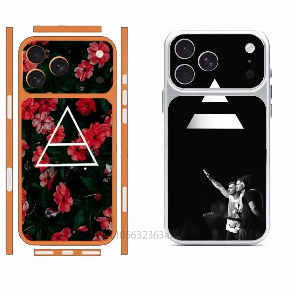 

30 Second To Mars 30STM Protective Sticker for iPhone 17 Pro 17 ProMax Full Body Back Cover Decal Skin