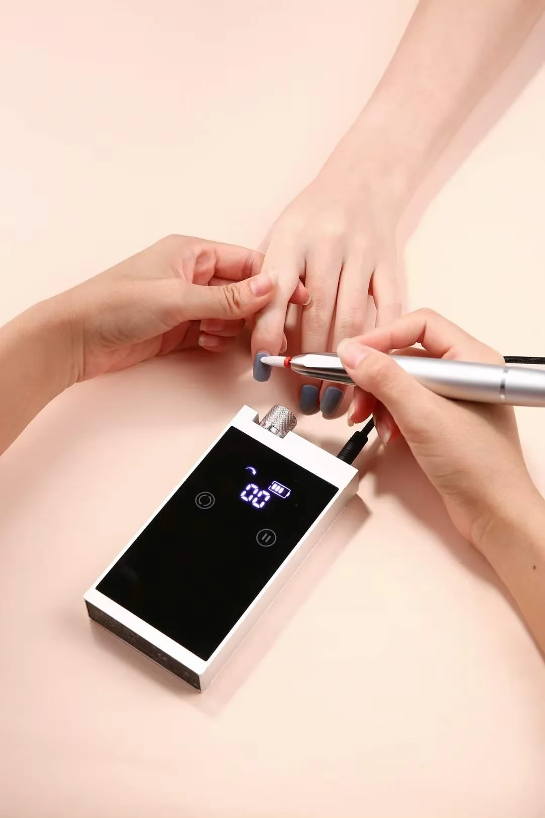 Trapano per unghie di alta qualità 35000 giri/min Motore brushless Elettrico professionale ricaricabile per rimozione smalto per salone di manicure