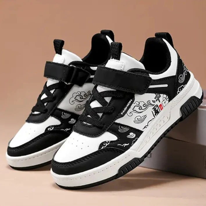 

Children's Sports Running Shoes Non-slip For Boys PU Leather Breathable Kids Casual Fashion Sneakers School kids sneakers