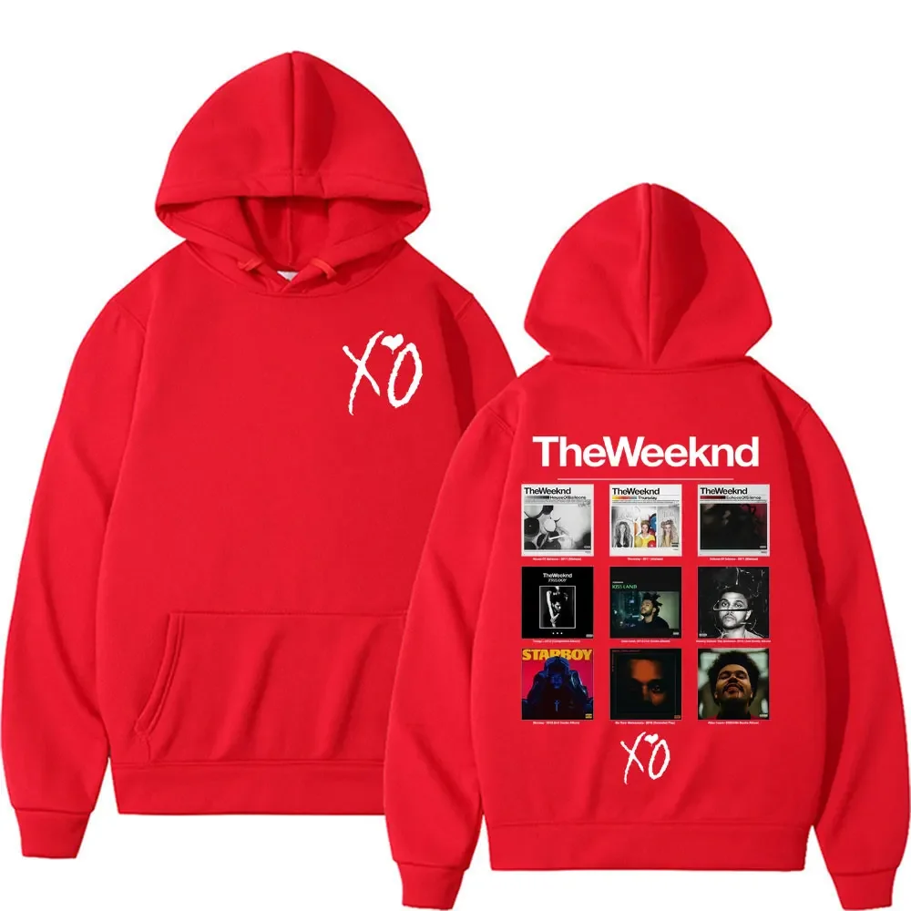 Rapper The Weeknd Album Cover Grafik-Hoodies für Männer und Frauen, Modische Hip-Hop-Pop-Musik-Sweatshirts, Körperwärmer, Komfort-Hoodie-Pullover – Detail 8