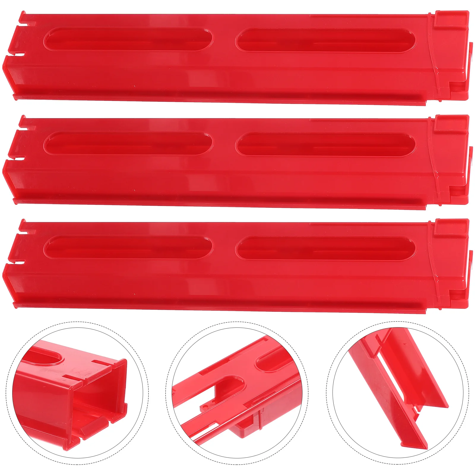 3pcs Domino Train Extension Clip Automatic Dispense For Kids Domino Game Random Color Building Accessory Blocks Plaything