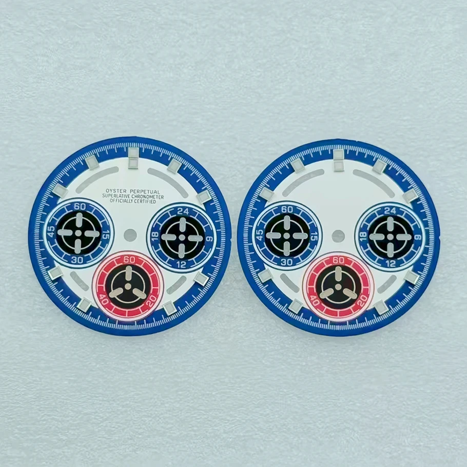 VK63 quartz movement dial, diameter 29.5mm, modified multi-function chronograph panda dial watch accessory