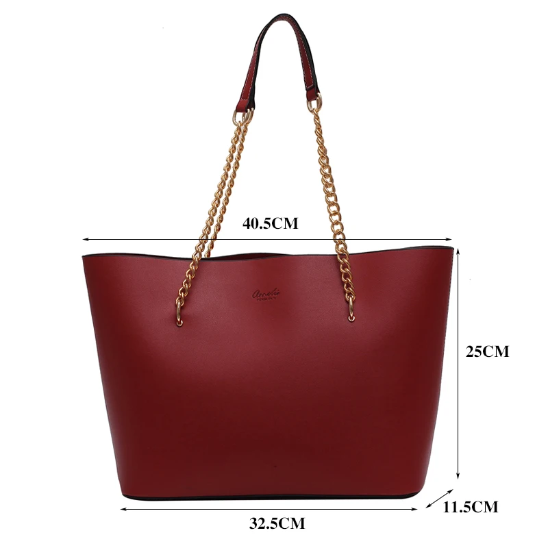 Bolsa casual feminina grande sacola de couro bolsas para senhoras nova elegante bolsa de ombro bolsas de luxo bolsas femininas designer sac