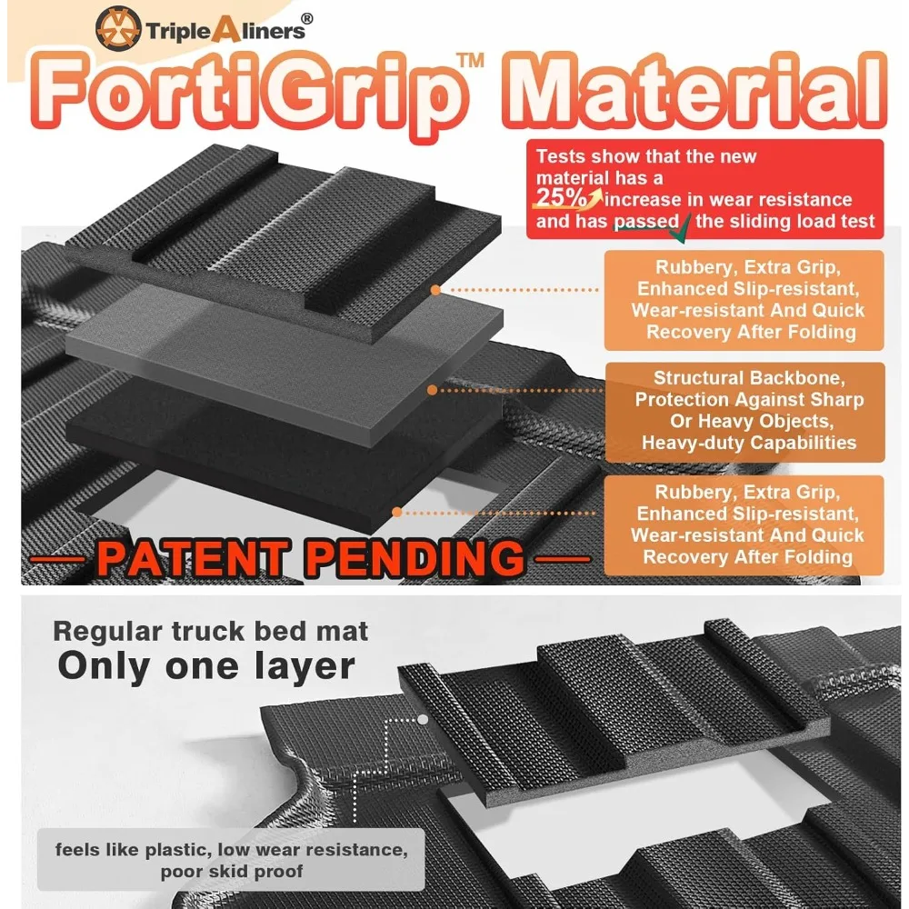 

Коврик для грузовика, совместимый с Dodge Ram 1500 и 2019-2025 гг., классические аксессуары 2009-2025 гг.