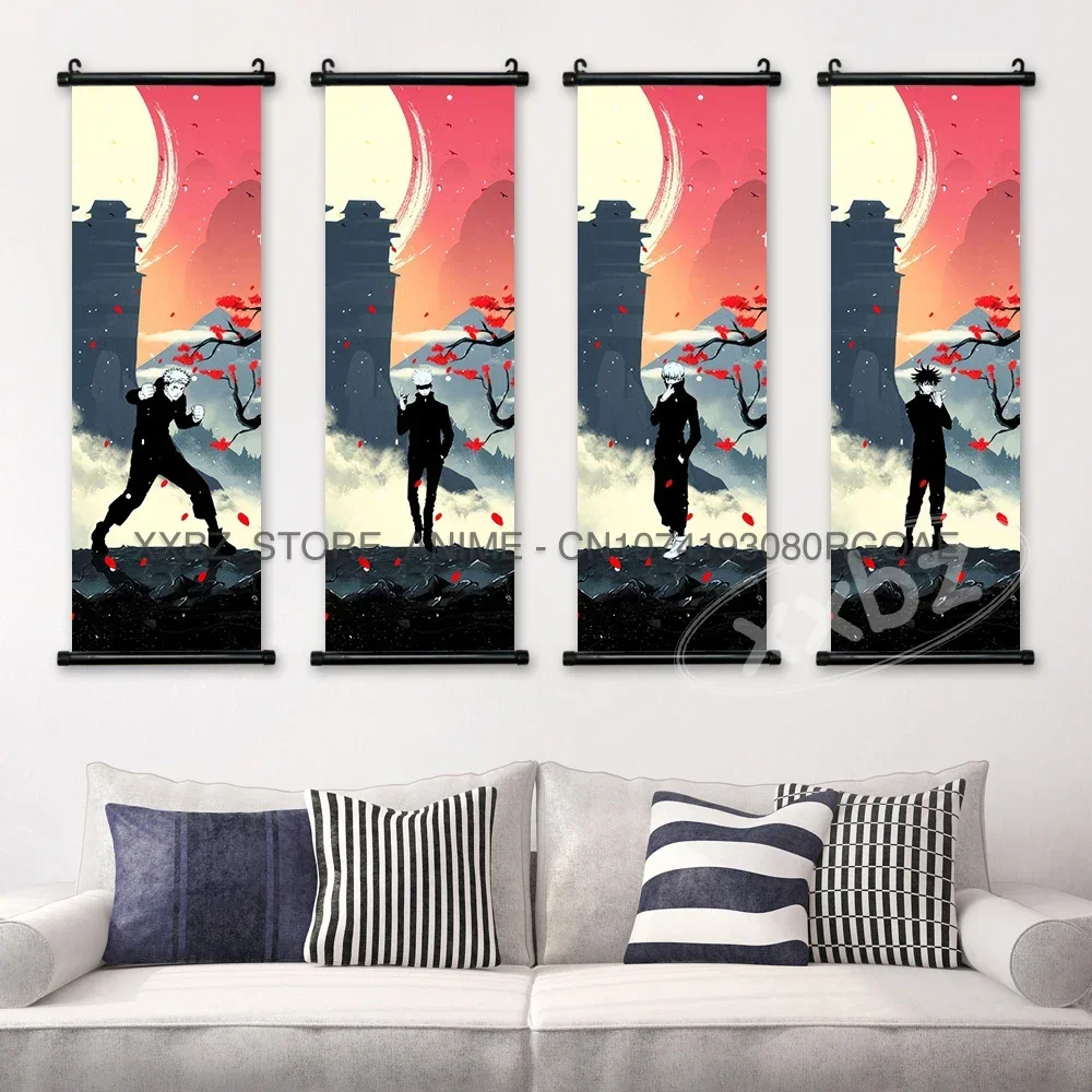 Jujutsu Kaisen Japanese  Anime Posters Wall Art Canvas Gojo Satoru Home Decor Painting HD Print Okkotsu Yuta Picture Living Room