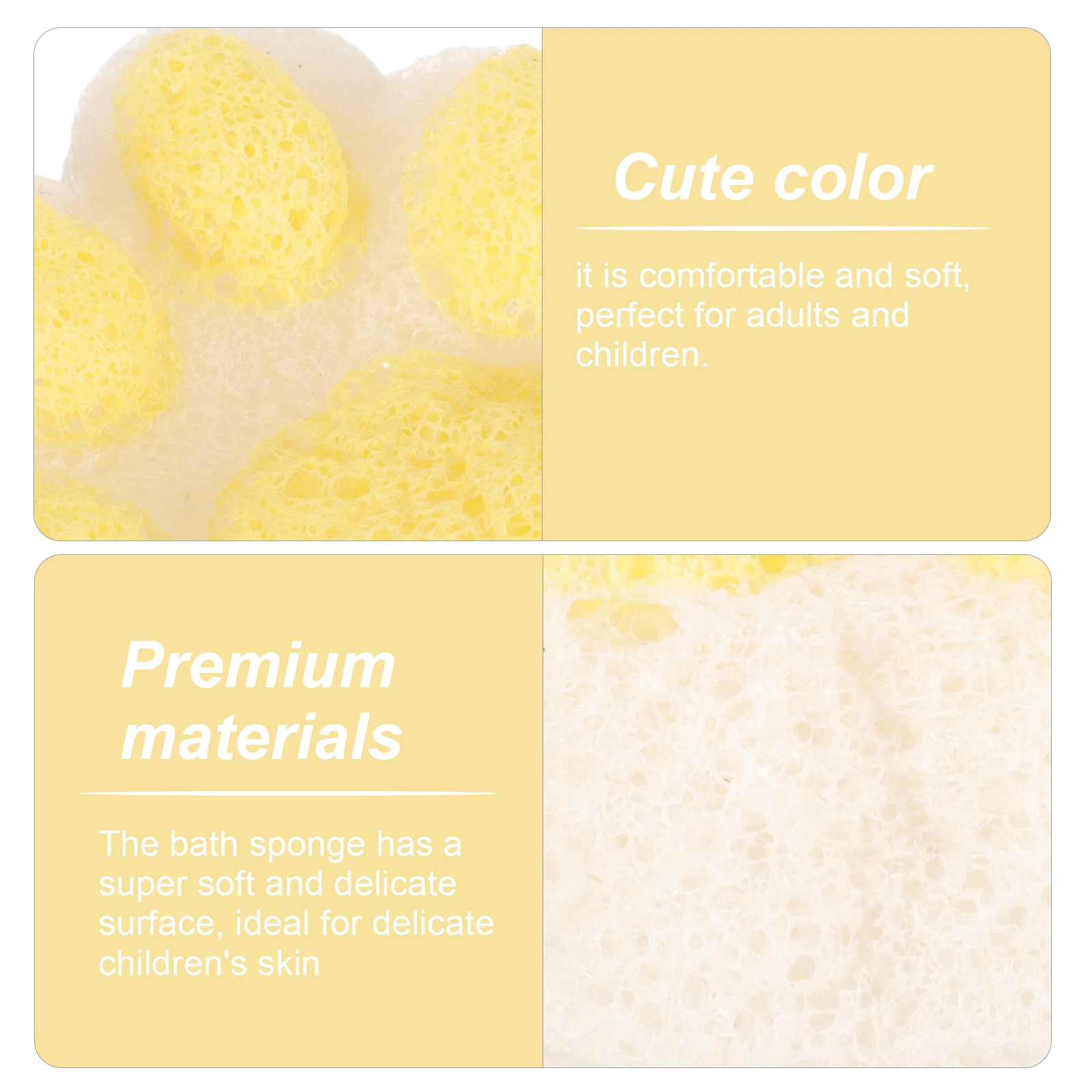 

Adorable Supple Bath Ball Portable Shower Skin-Friendly Bathing Ball Gentle Exfoliating Cleansing Tool Rich Foaming Bath