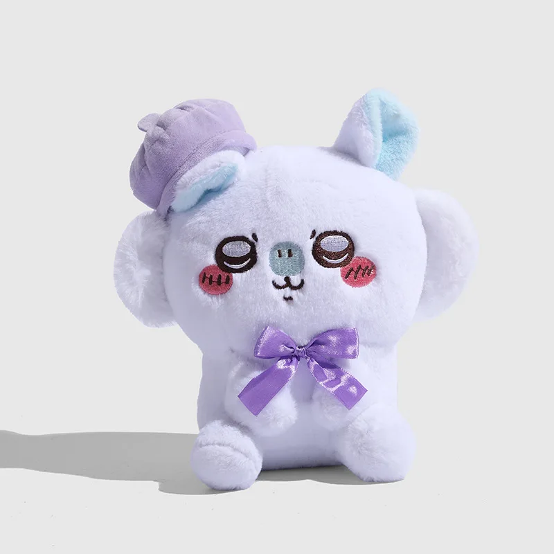 18cm Kawaii Chiikawa Hachiware Usagi Cute, Beret series plush backpack pendant keychain doll toys children's birthday gift