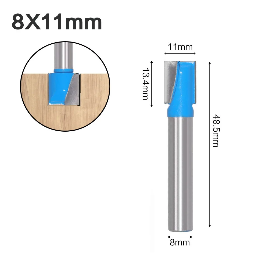 8mm Cleaning Bottom Engraving Bit Solid Carbide Router Bit Woodworking Tools CNC Milling Cutter Endmill For Wood