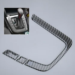Car Center Console Gear Shift Frame Cover Trim Fit For Hyundai Elantra 2017 2018 2019 2020 Left Hand Drive Carbon Fiber Black