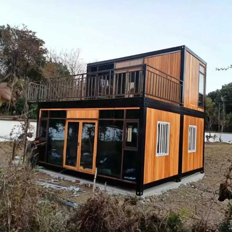 Luxury 2 Storey Modular Prefab House 2 3 Bedroom Homes 40ft Luxury Home Portable House Expandable Container House Holiday Home