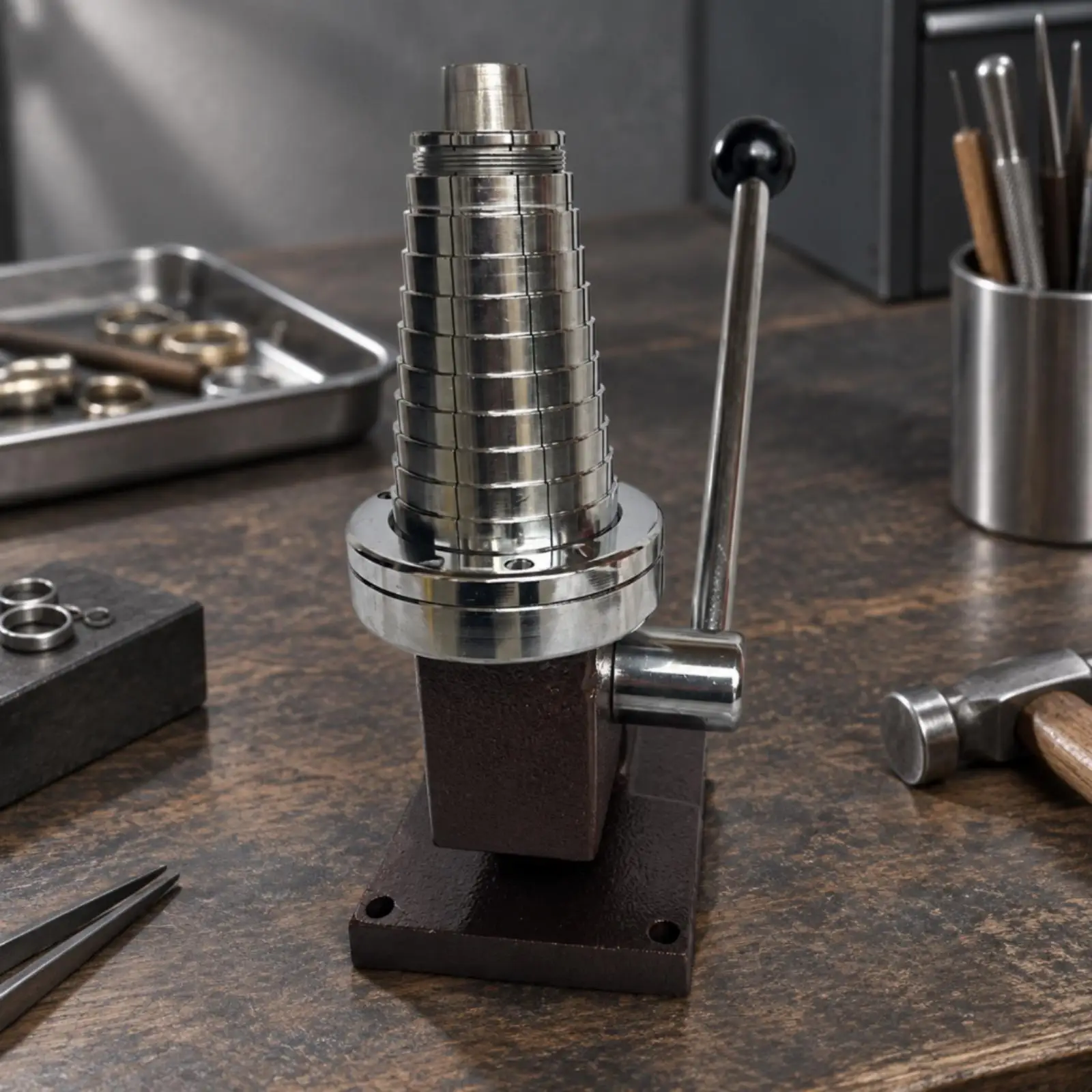 Jewelry Tool Polished Metal Construction for Workshop, Jewelers, Repair Shops view 3