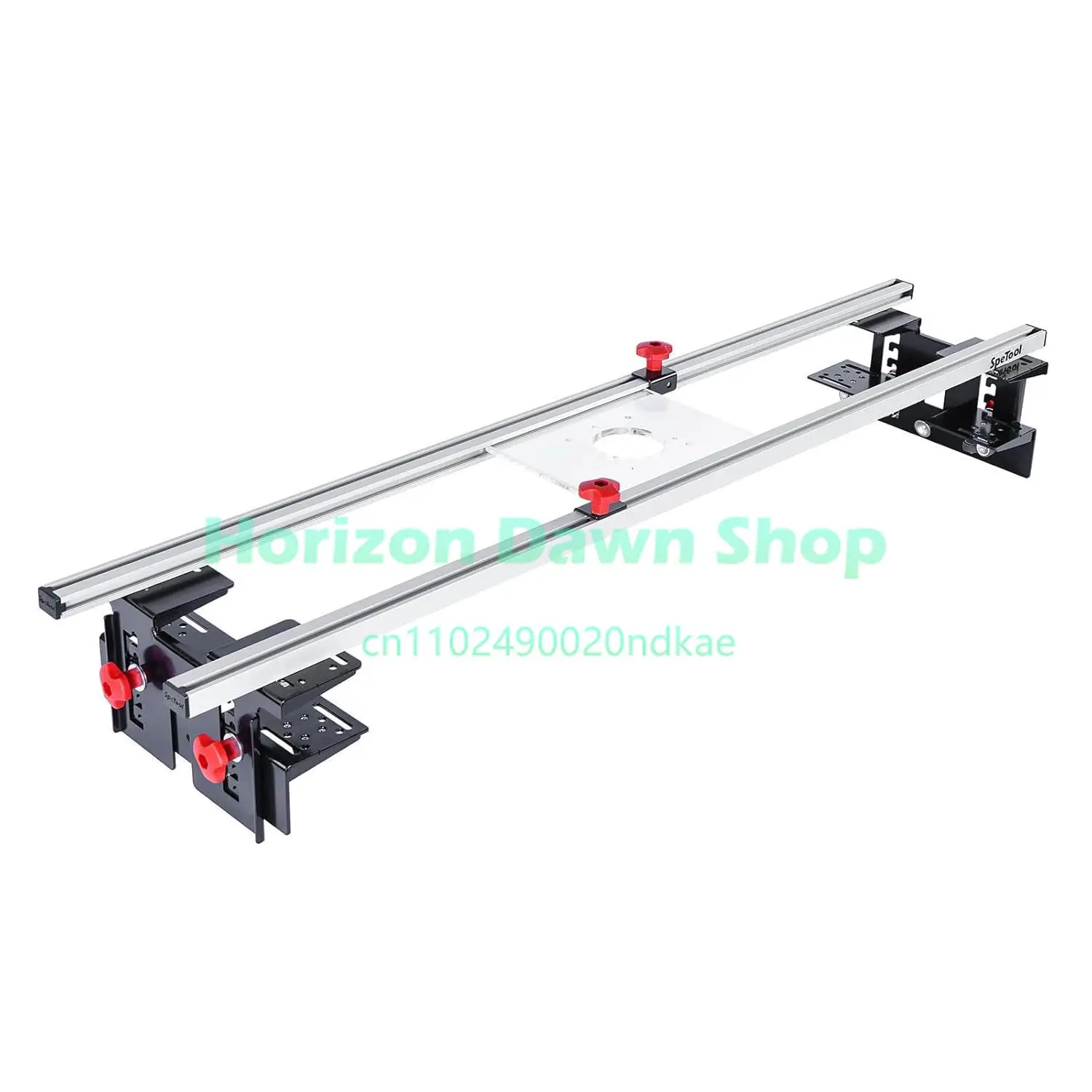 Woodworking Planer Carriage System - 3-Axis Adjustable Clamps for Leveling & Flattening 48-Inch Boards & Slabs