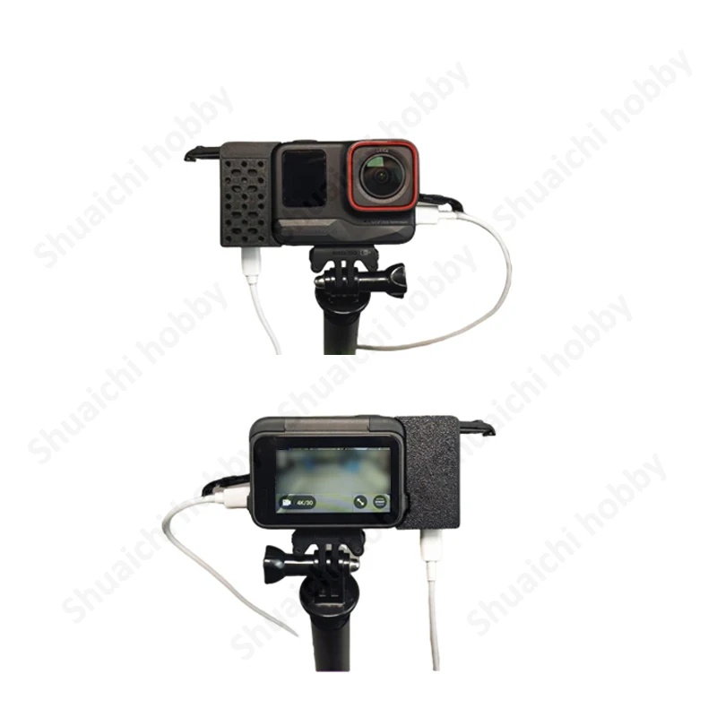 1PCS Action Kamera Kühler Typ-C Port Dual-fan Kühler Horizontale/Vertikale Verwendung Outdoor Aufnahme Begleiter für Insta360 AcePro