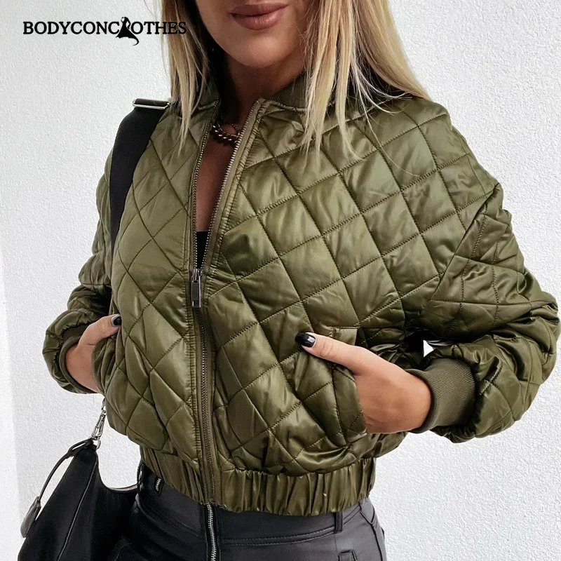 Women's Brand Warm Thick Demi-season Winter Coats Puffer Down Jacket for Women Parkas Cotton Female Winter Green Clothing 2022
