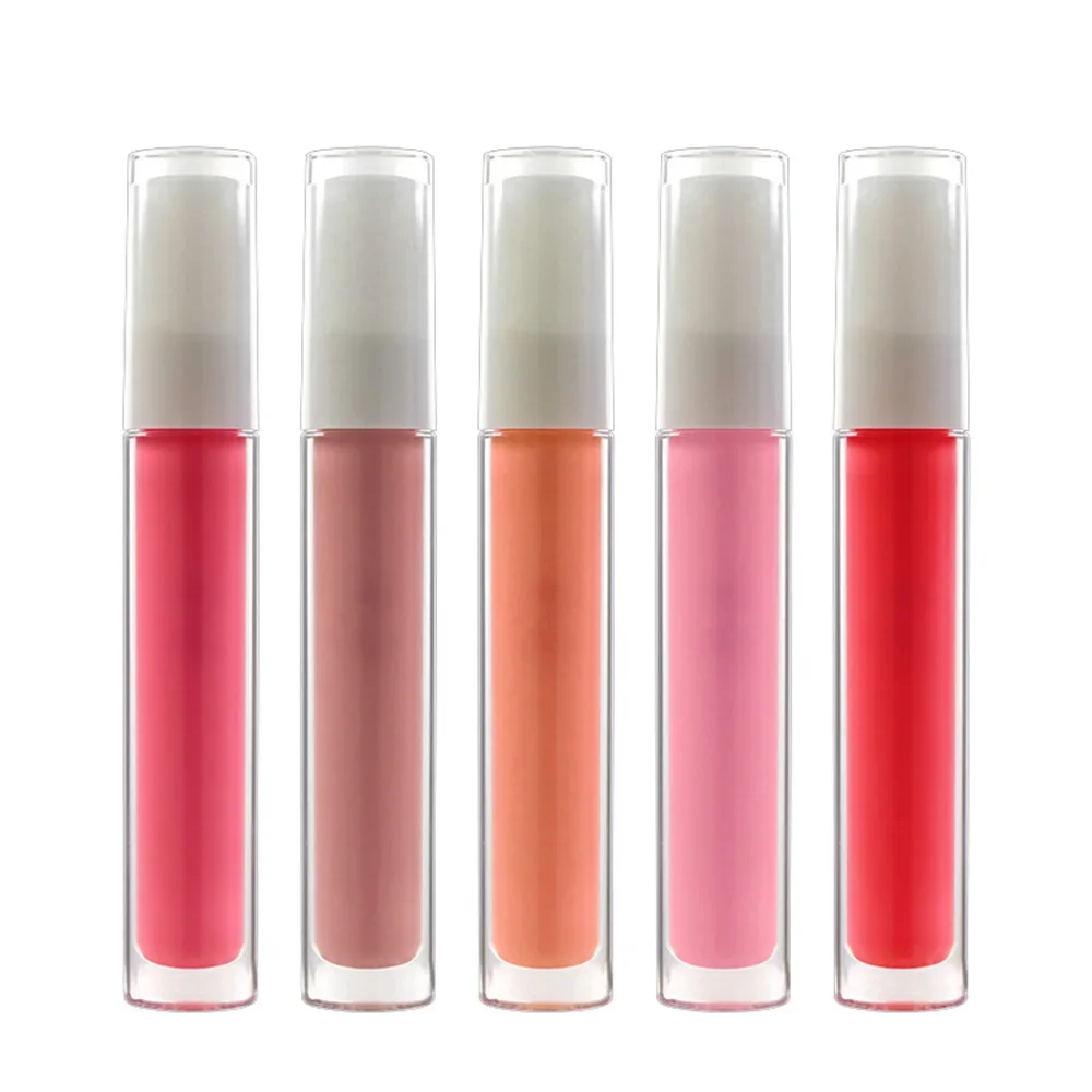 

Private Label 5ml Lip Gloss Pigment Long Lasting Non-stick Moisture Waterproof Pearlescent Mirror Custom Logo Makeup Wholesale