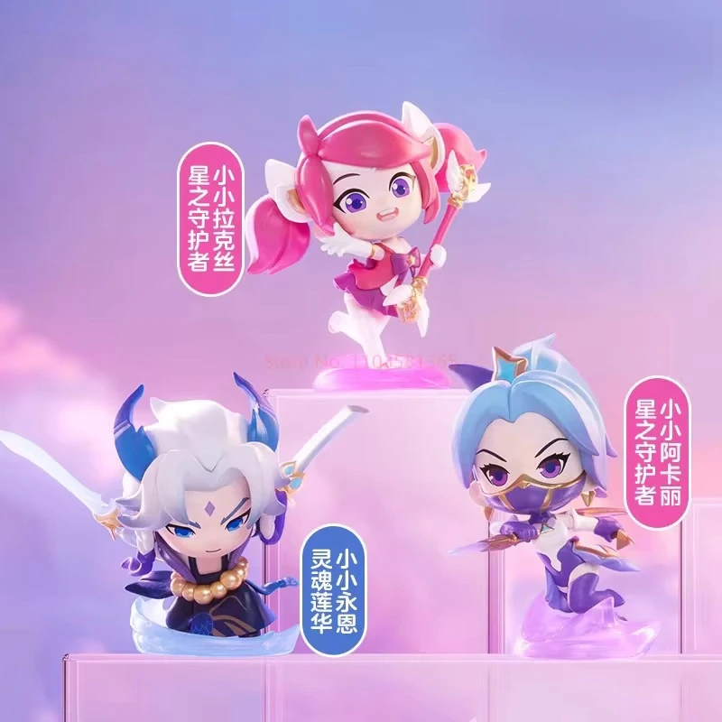 Teamfight Tactics Little Hero Series Action Figure Toy Handwork Yasuo Ahri Unforgotten Yone Gwen Irelia Talon Kawaii Dolls Gifts