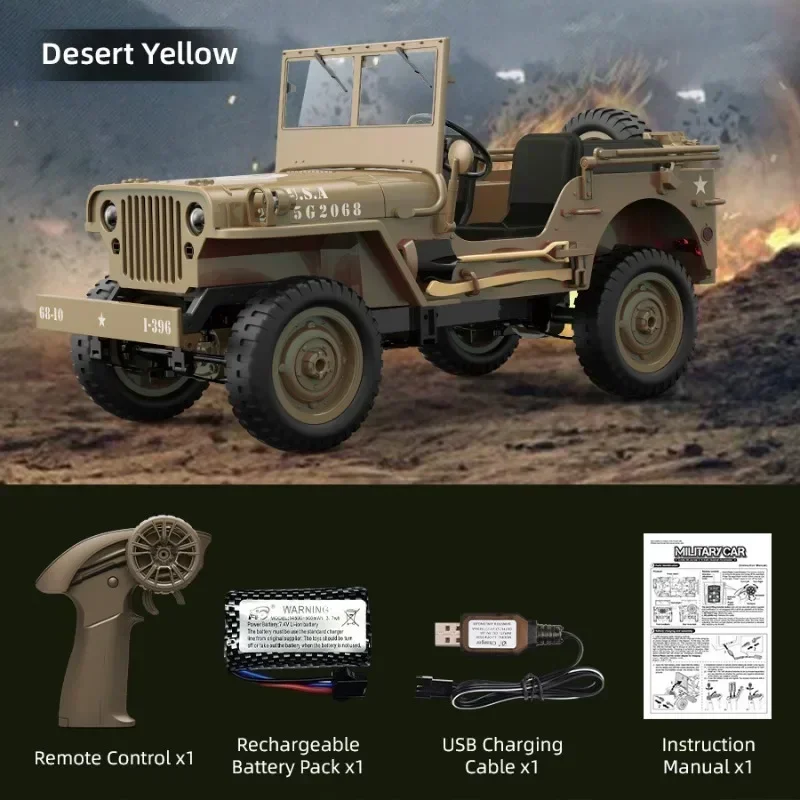 

1/10 Simulation Climbing Car FOR JJRC C8815 2.4G Scale Military Truck Offroad Vehicle War Transport Remote Control Vehicle Model