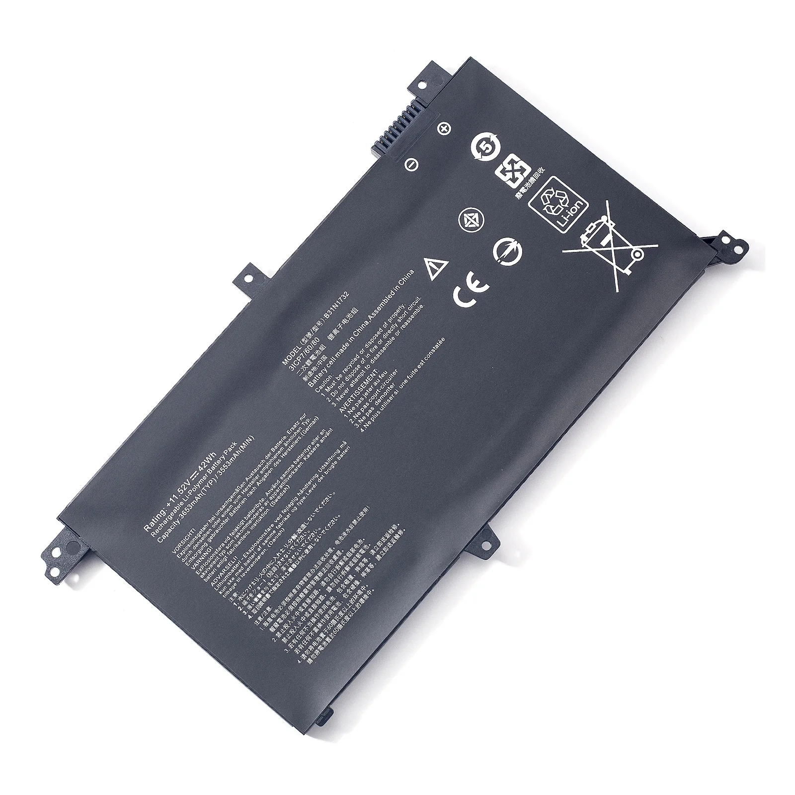 Imagem -06 - Bvbh-bateria do Portátil para Asus Vivobook S14 S430fa S430fn S430ua X430un R430fa R430fn X571g X571lh X571gt 42wh B31n1732 Novo