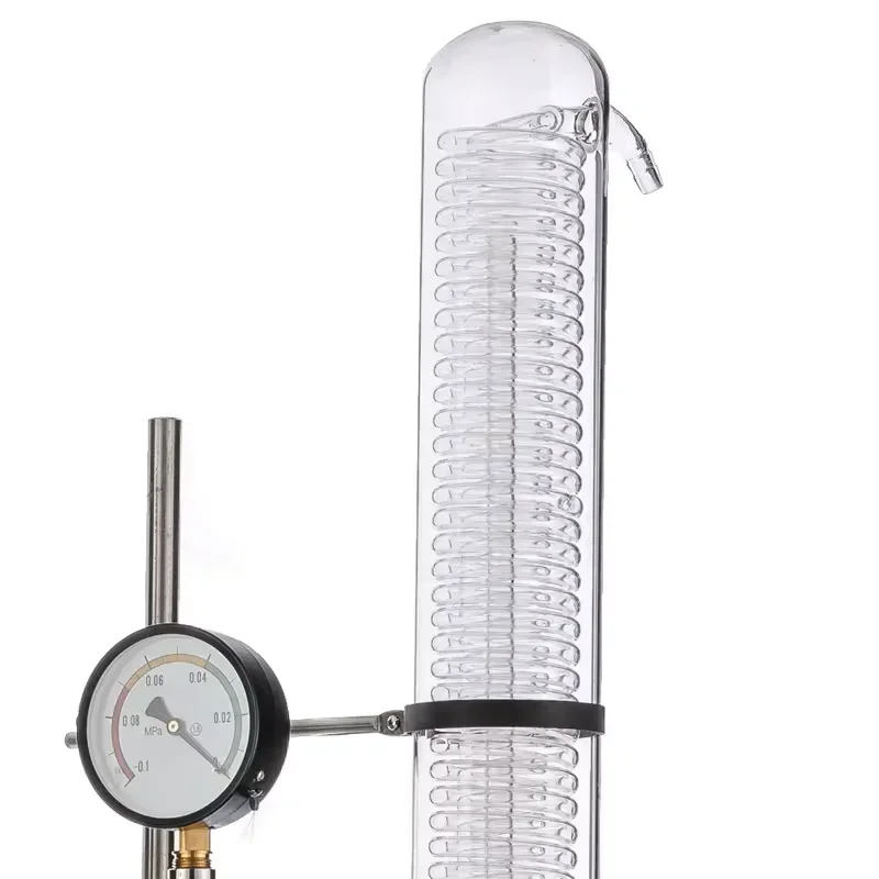 ارتفاع درجة الحرارة البورسليكات الزجاج مختبر اثارة الكيمياء 50L معبد الزجاج التقطير مفاعل مفاعل الزيت العطري