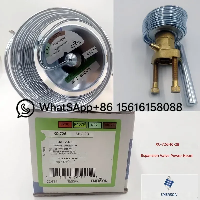 Emerson Air Conditioning Heat Pump Expansion Valve XC-726 SZ SC HC HW NC MC -2B Replacement Parts for HVAC System Repair