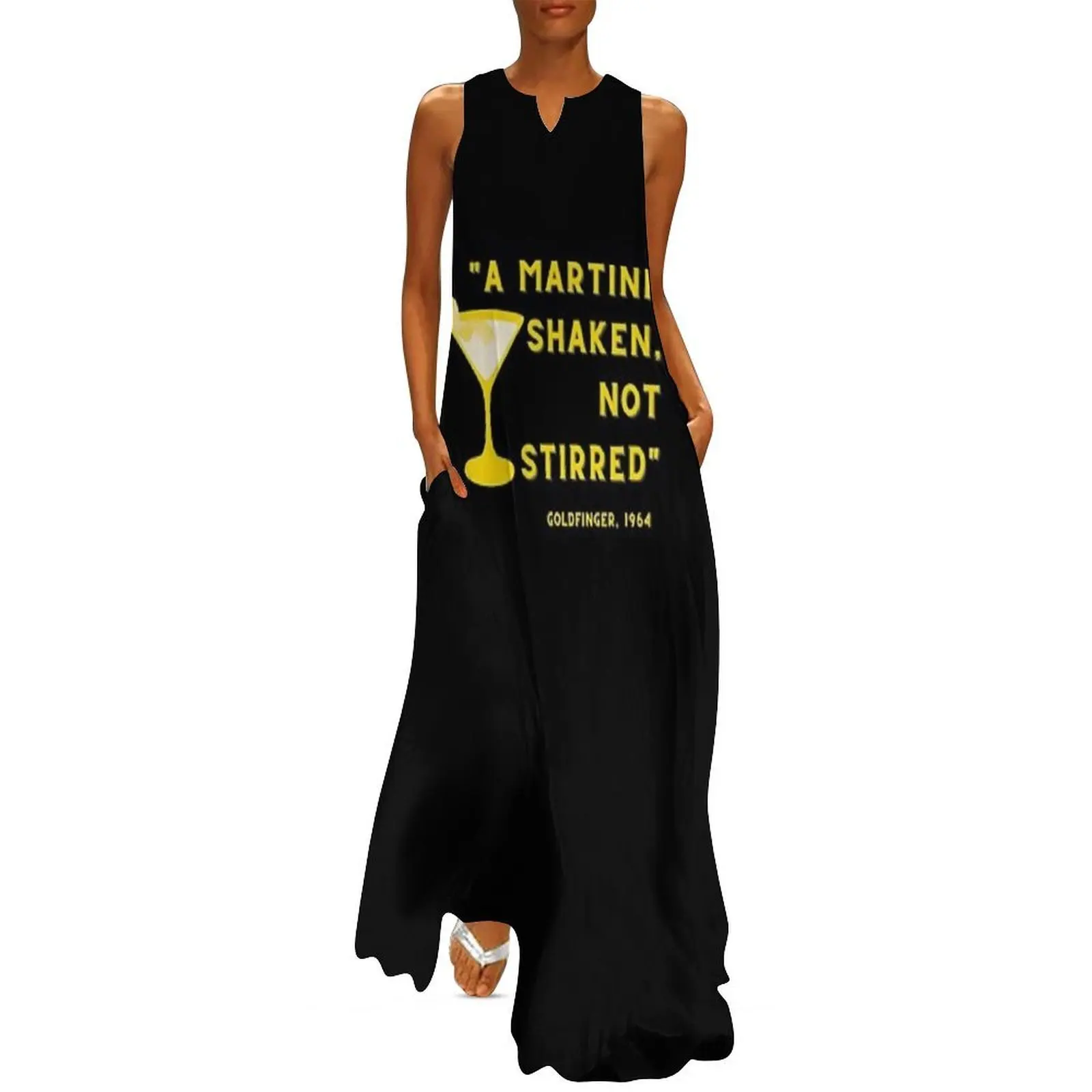 

A MARTINI SHAKEN NOT STIRRED - 007 GOLDFINGER Long Dress summer dresses women 2025 luxury evening dress woman for wedding