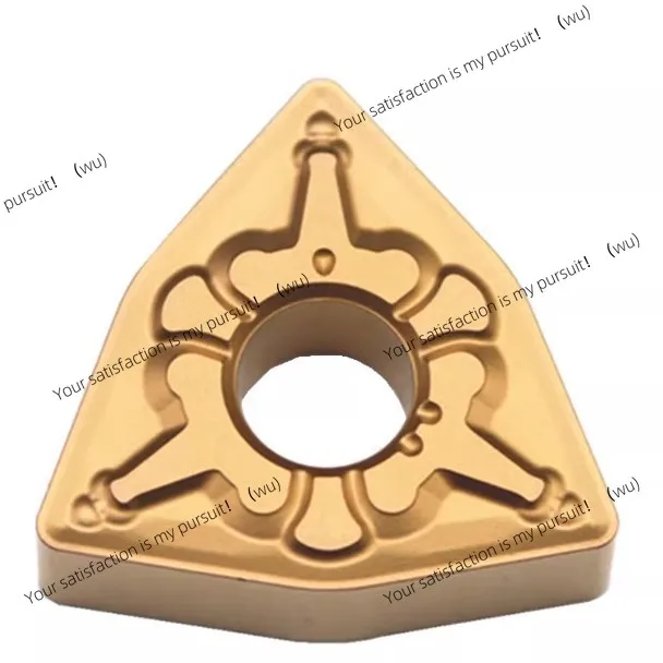 For Steel Workpiece Chip Breaking WNMG080404 WNMG080408-GF CNC Carbide Inserts With Wiper Edge Rhombus Turning Tips