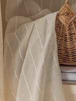 Japanese Zen style translucent and non translucent linen style gauze curtain