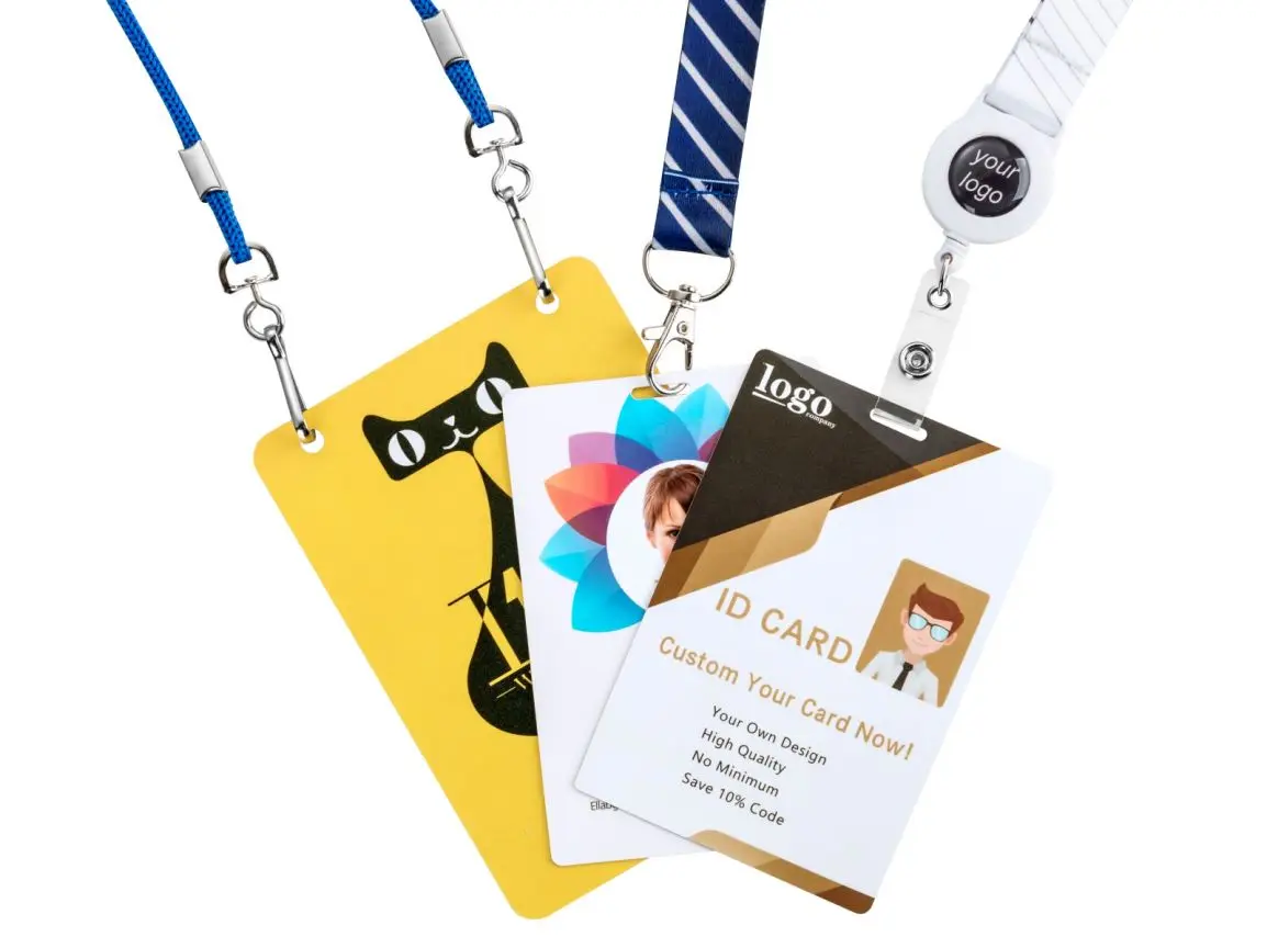 uv id card printer PVC Card Plastic Staff ID Cards Personalized Photo Membership Cards 0.76-1mm thickness NO MOQ