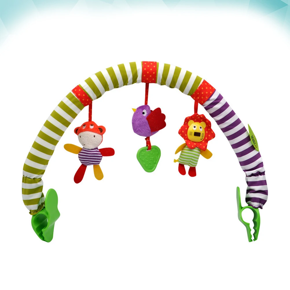 Music Ringtone Vision Development Toy Handbells Rattles Baby Crib Toys Animal Design Hanging Stroller