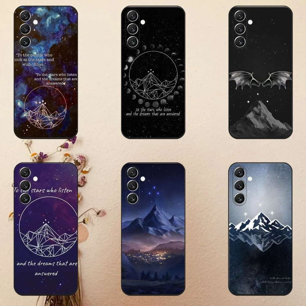 A C-Court of Mist-and Fury  Phone Case For Samsung Galaxy A13,A21s,A22,A31,A32,A52,A53,A71,A80,A91 Soft Black Cover