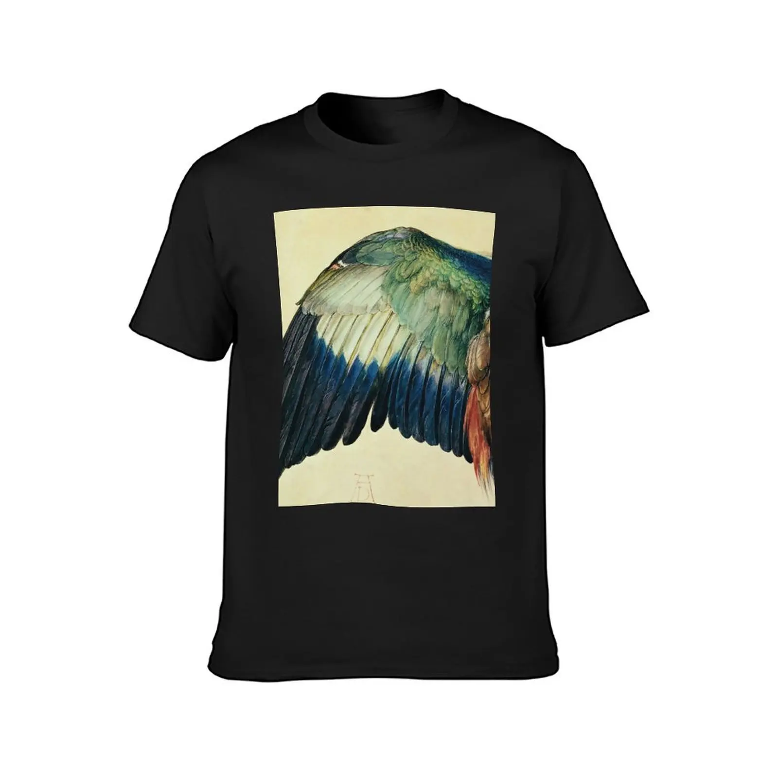 Albrecht Durer - Wing Of A Blue Roller T-Shirt anime clothes sublime tshirts for men