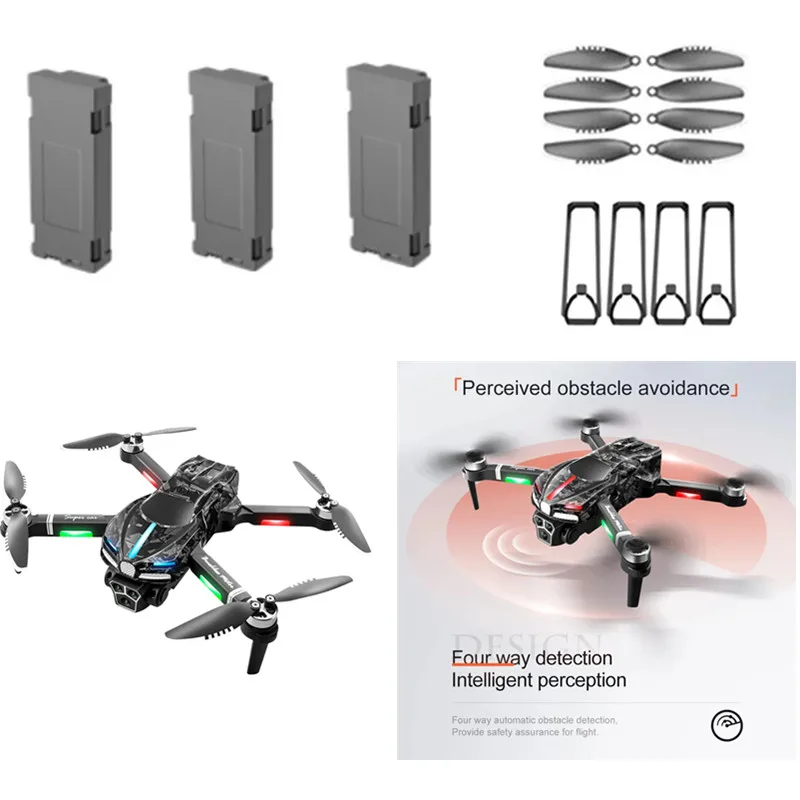 V186 PRO RC Drone Batterie 3,7 V 1800Mah Batterie Propeller Für V186 Drone Zubehör V186 RC Eders Batterie blätter V186 Drone Teile