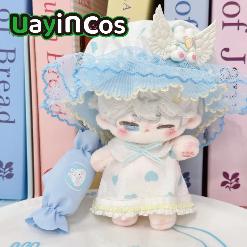 

В наличии 10 см Кукольная одежда Морская соль Конфеты Шляпа Юбка Подушка Одежда Костюм Мягкие плюшевые аксессуары для кукол Аниме Фигурка Игрушка Малыш