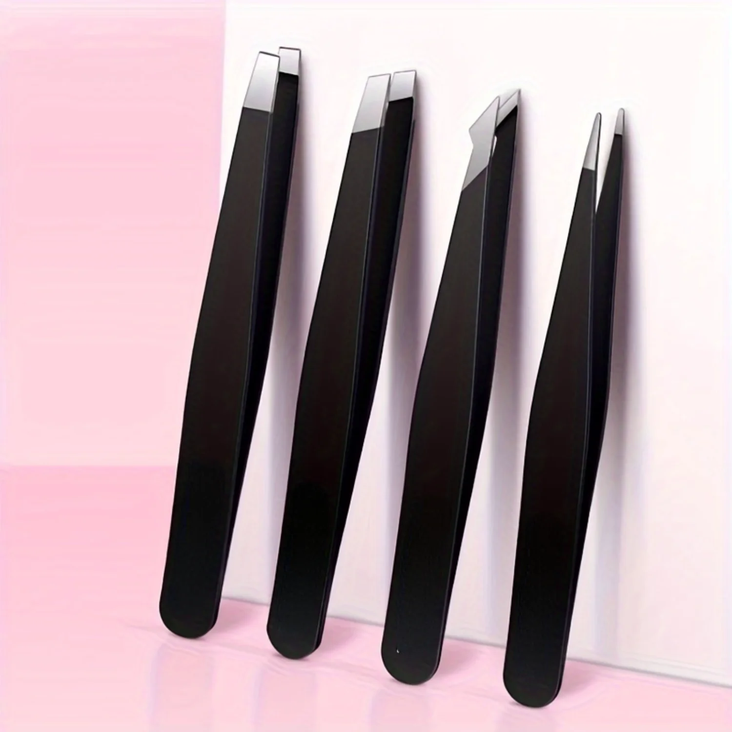 4pcs Color High Precision Eyebrow Clip, Small Tweezers, Eyebrow Grooming Tools Set