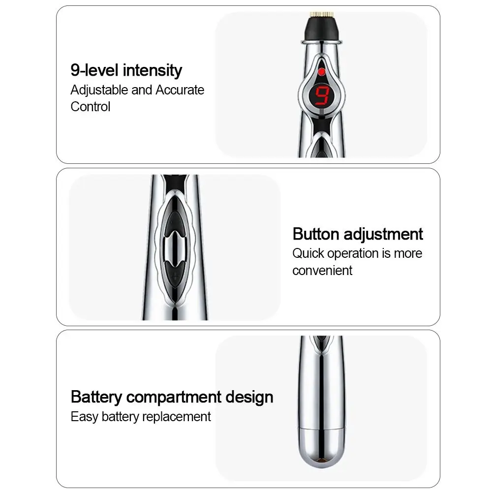 

Plastic Electronic Acupuncture Pen Acupuncture Acup Relief Pain Acupuncture Point Pen Relaxation Meridian Massage