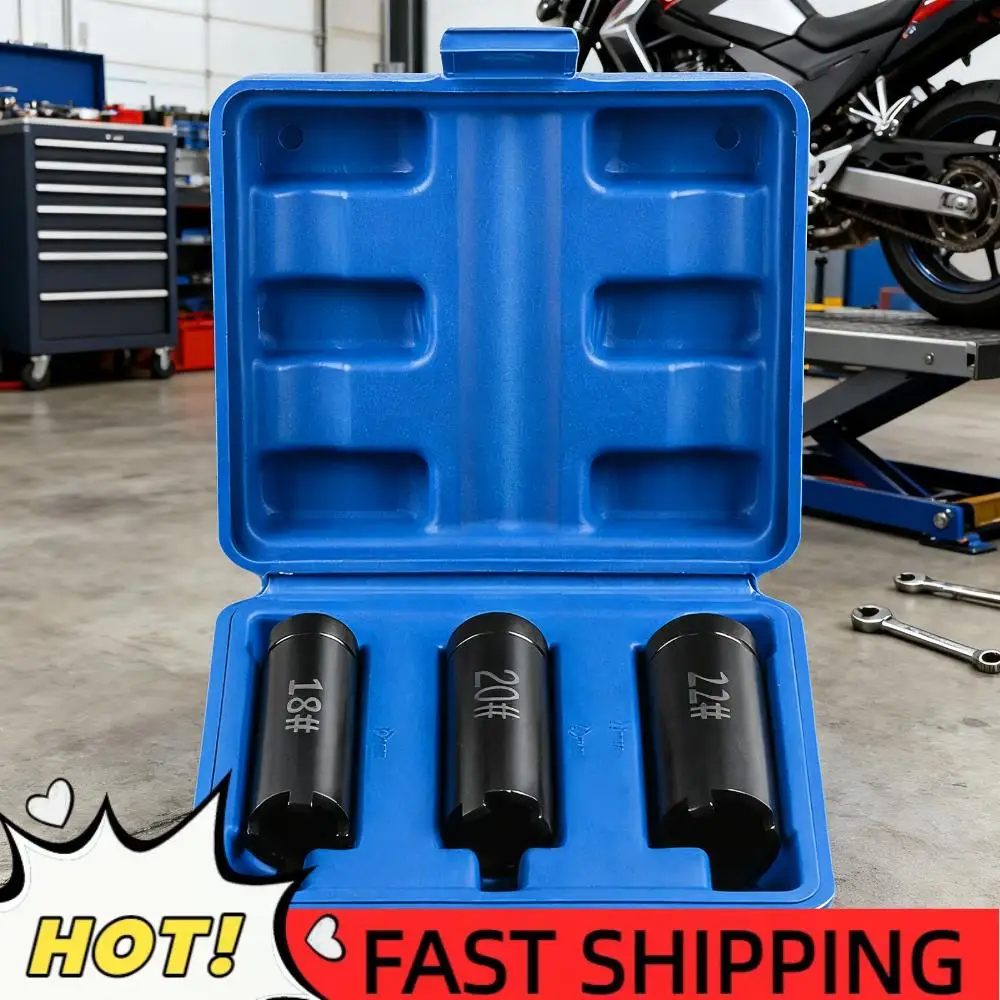 

3pcs Motorcycle Clutch Nut Remover 18mm 20mm 22mm Starter Disk Removal Tool Motorcycle Clutch Tool for Scooter Repair