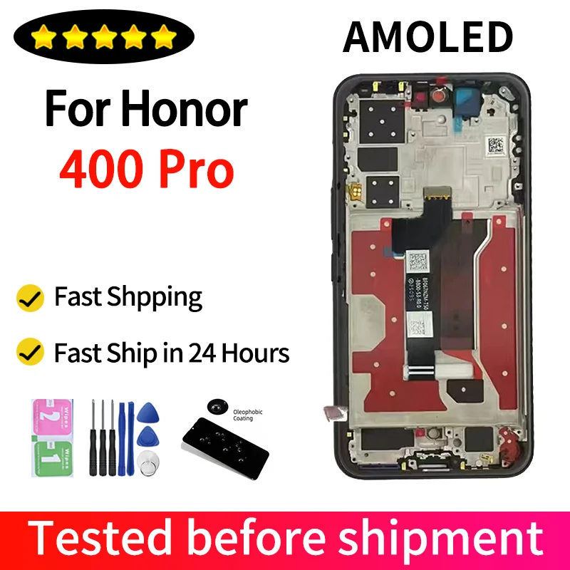6.7'' AMOLED For Honor400 Pro Display Screen For Honor 400 Pro LCD DNP-NX9 Display Screen Touch Panel Digitizer Replacement