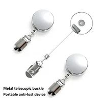Automatic Retractable Towel Rack, No Punching Self-Adhesive Wall Hanging Towel Holder, Automatic Rebound with Strong Clip 4