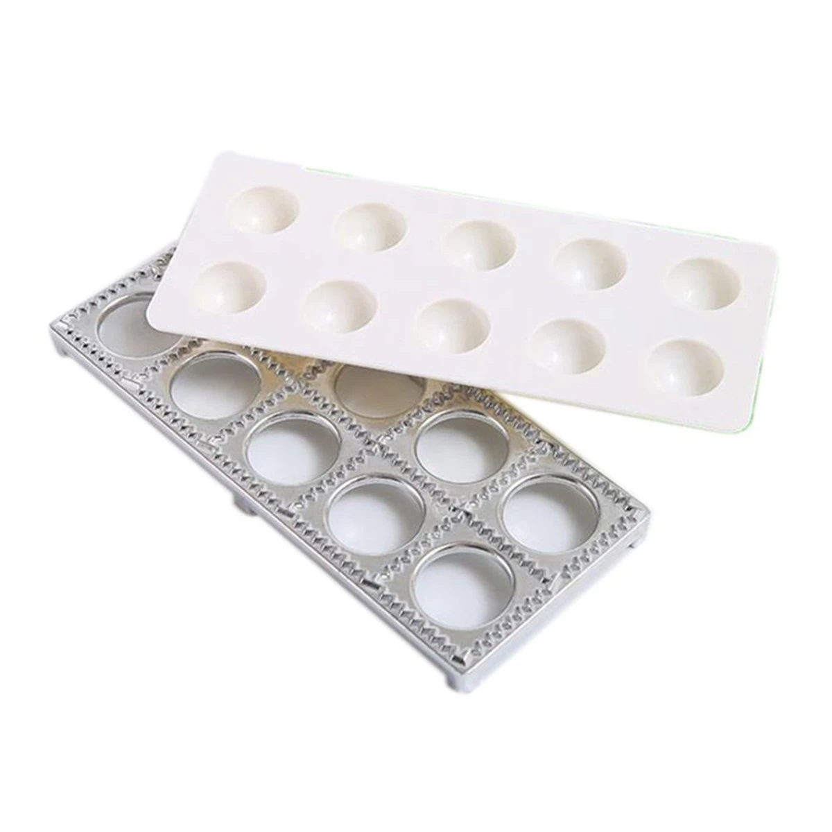 Italian Pasta Mold Ravioli Tray Plate Pin Square Edges Frame for Perfect Attachment and Shape Large Ravioli Maker