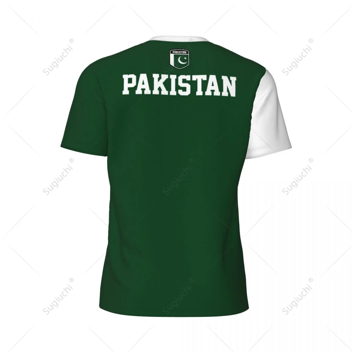 Exclusive design Pakistan Flag Grain 3D Printed Men For Running Bike Soccer Tennis Fitness Sports tshirt Mesh Fans Short T-shirt