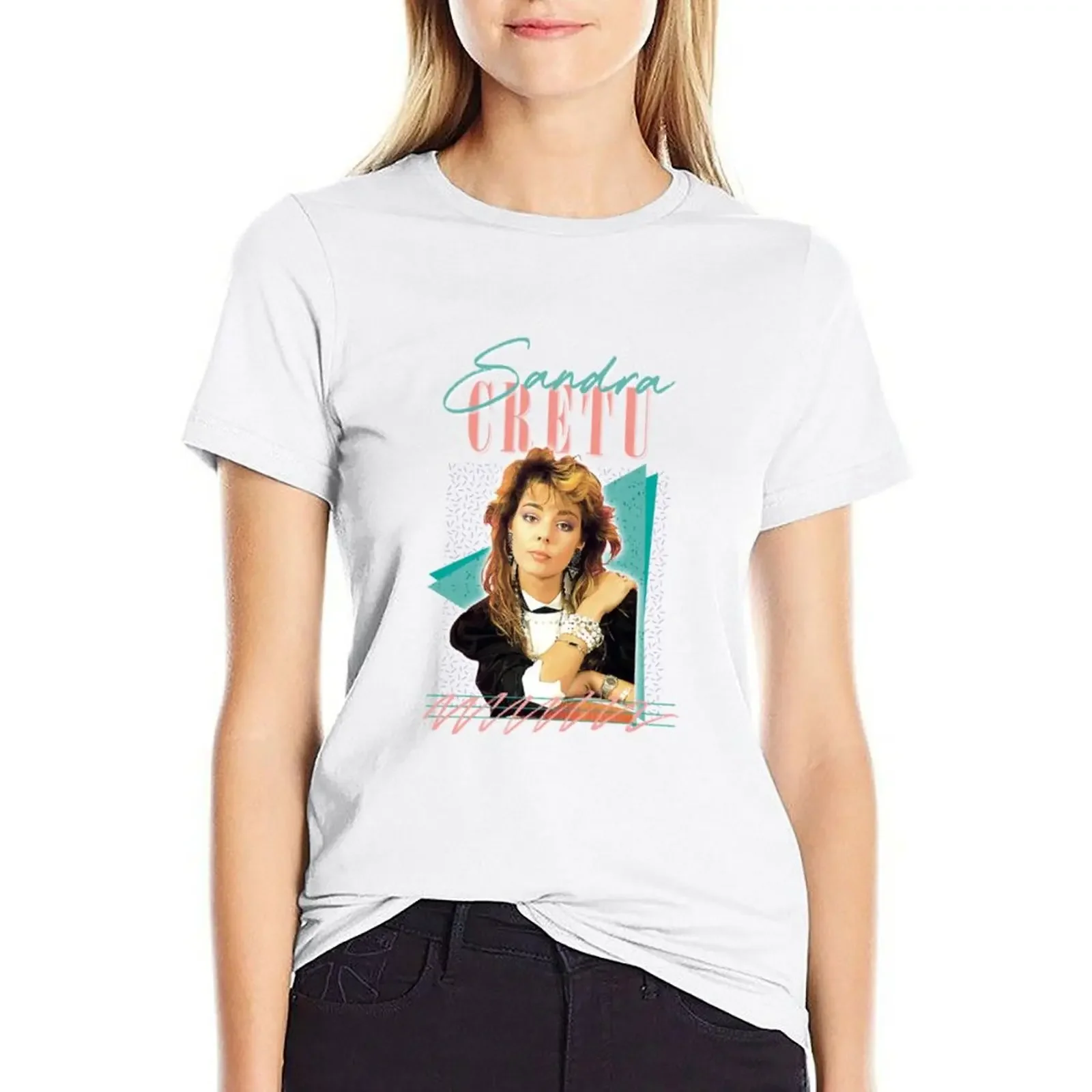 

Sandra Cretu T-shirt Aesthetic clothing aesthetic clothes white t-shirts for Women