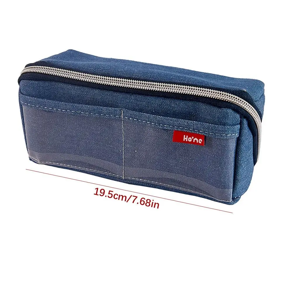 High Quality Oxford Stationery Storage Bag Large-capacity Portable Pen Bag Multi-function Pen Pouch
