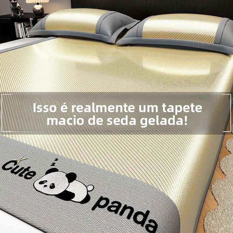 set-di-biancheria-da-letto-per-maternita-in-seta-ghiaccio-classe-a-lenzuolo-morbido-baldacchino-per-letto-tappetino-rinfrescante-set-tre-pezzi-per-l'estate