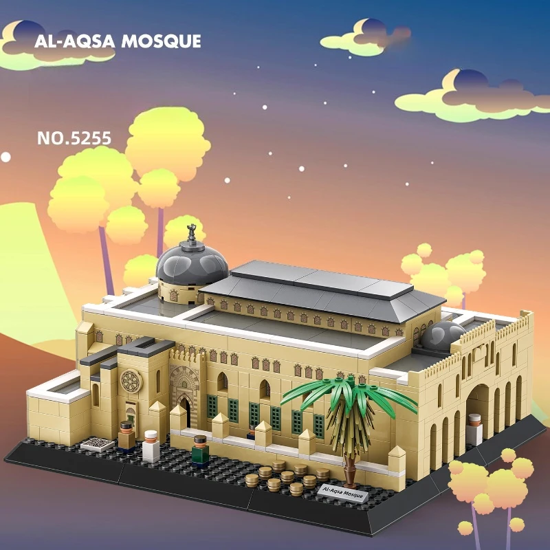 SEMBO Al-Aqsa Mosque Building Blocks Creative Hand-assembled Architectural Model Educational Toys Desktop Ornaments Birthday
