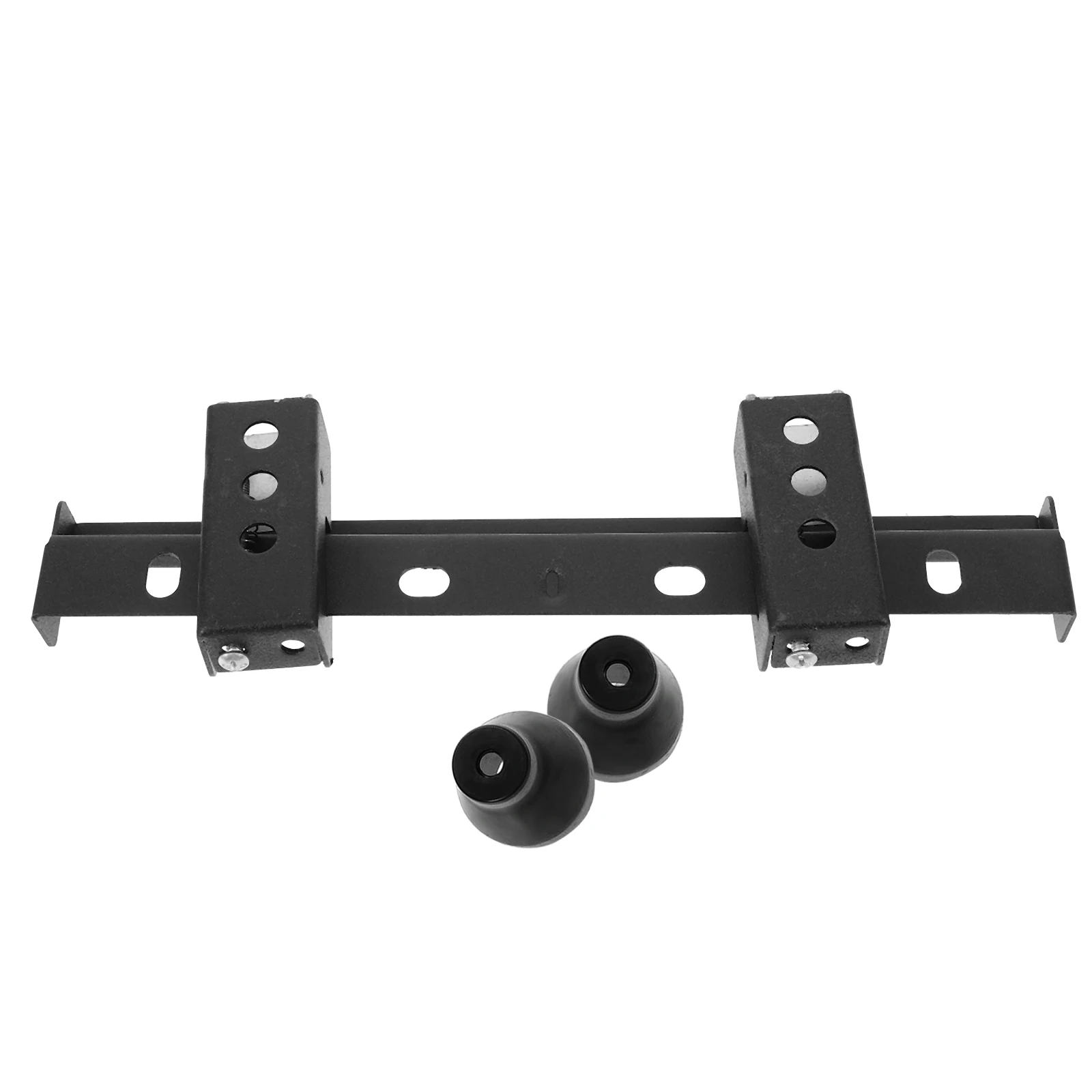 

Television Wall Mount Stainless Steel Bracket Monitor Black Rotating Swivel Extended Mounts Adjustable Compatible Hanger